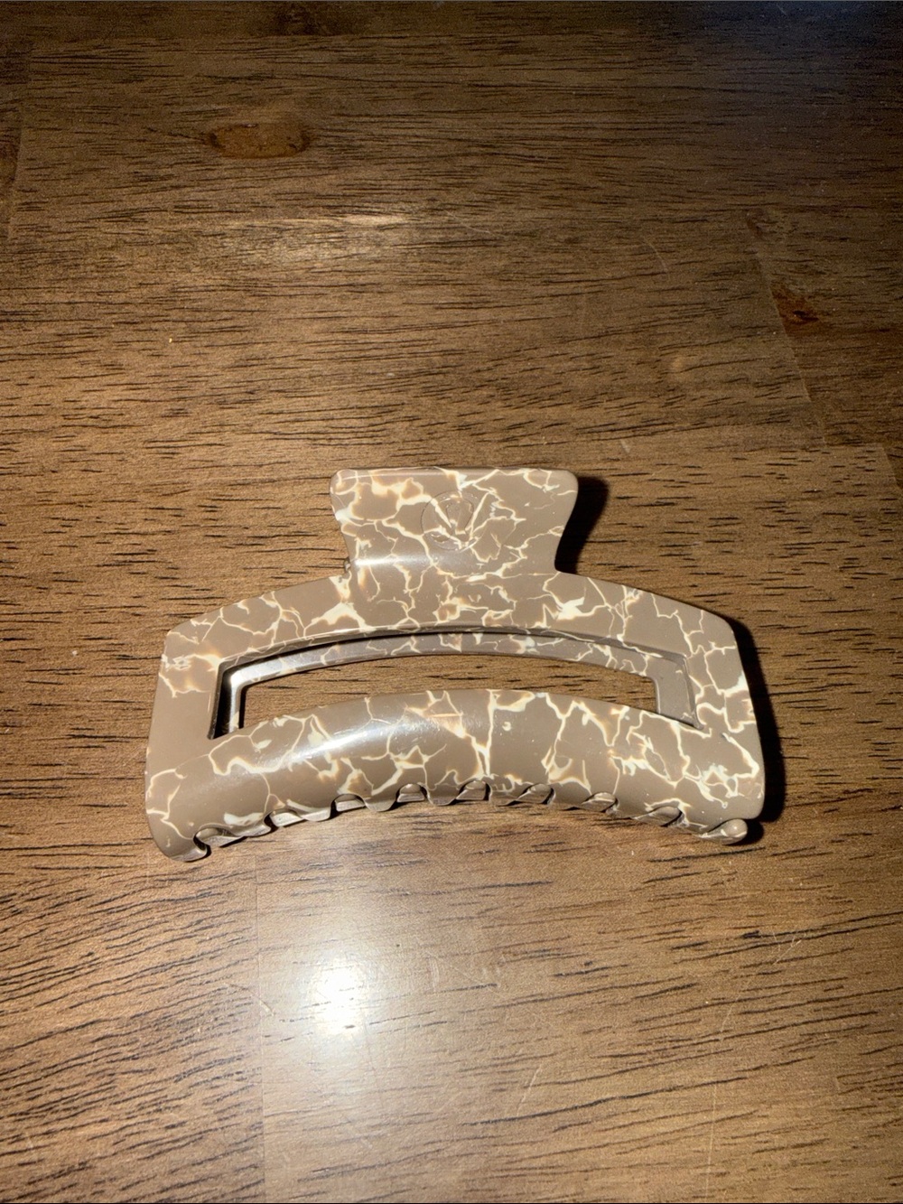 Lululemon Marble Hair Claw Clip